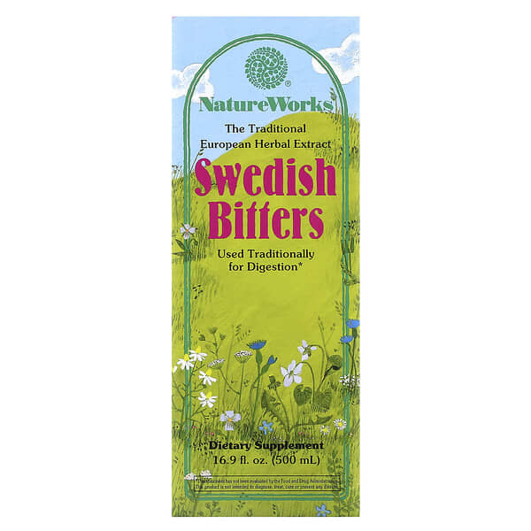 NatureWorks, Swedish Bitters, 16.9 fl oz (500 ml)