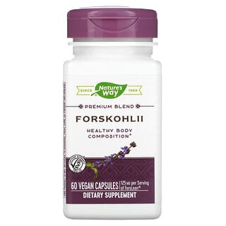 Nature's Way, Forskohlii, 125 mg, 60 Vegan Capsules