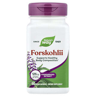 Nature's Way, Forskohlii, 60 Vegan Capsules