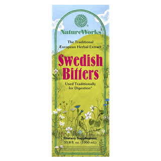ناتشرز واي‏, NatureWorks ، Bitters السويدية ، 33.8 أونصة سائلة (1،000 مل)