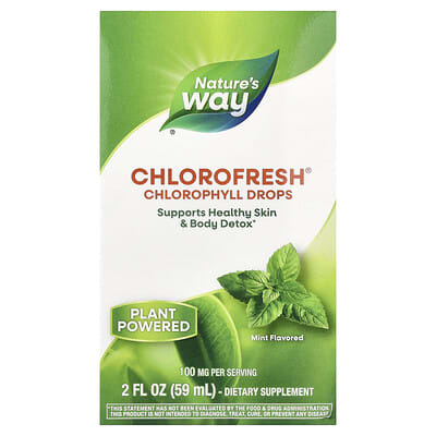 Nature's Way, Chlorofresh&reg;, Chlorophyll Drops, Mint, 2 fl oz (59 ml)