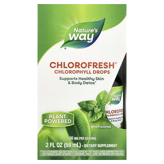 Nature's Way, Chlorofresh, Chlorophyll Drops, Mint, 2 fl oz (59 ml)