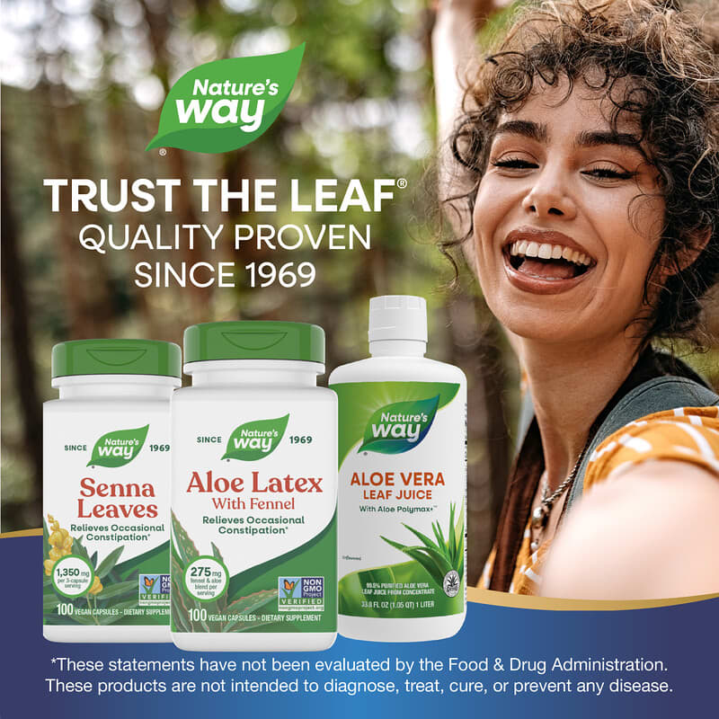 Aloe-Latex mit Fenchel, 140 mg, 100 vegane Kapseln