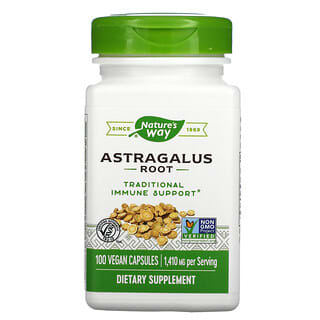 Nature's Way, Raíz de astrágalo, 1410 mg, 100 cápsulas veganas