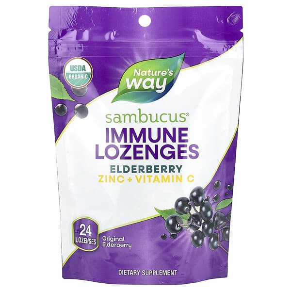 Sambucus® Elderberry, Immune Lozenges, Original Elderberry, 24 Lozenges