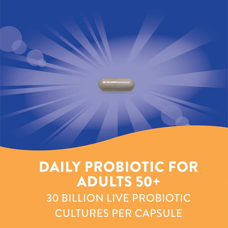 Nature's Way, Fortify, Age 50+ Probiotic + Prebiotics, Everyday Care, 30 Billion, 30 Delayed-Release Veg Capsules