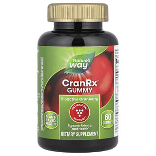 Nature's Way, CranRx，泌尿健康，BioActive 蔓越橘，60 軟糖