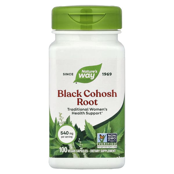 Black Cohosh Root, 540 mg, 100 Vegan Capsules