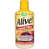 Alive! Liquid Fiber, with Prebiotics, Pomegranate-Berry Flavor, 32 fl oz (960 ml)
