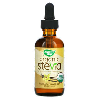Nature's Way, Organic Stevia, Vanilla, 2 fl oz (59 ml)