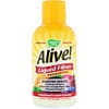 Alive!, Liquid Fiber with Prebiotics, Pomegranate-Berry Flavored, 16 fl oz (480 ml)