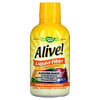 Alive!, жидкая пищевая клетчатка с пребиотиками, со вкусом тропических цитрусовых, 480 мл (16 жидк. унций)