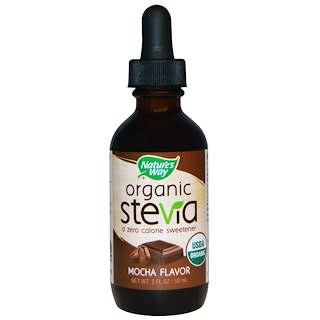 Nature's Way, Organic, Stevia, Mocha Flavor, 2 fl oz (59 ml)
