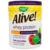 Alive! Whey Protein, Berry Creme Flavored, 13.7 oz (390 g)