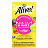 Alive! Hair, Skin & Nails Multi-Vitamin, Strawberry, 60 Softgels