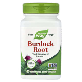 Nature's Way, Burdock Root, 100 Vegan Capsules (430 mg per Capsule)