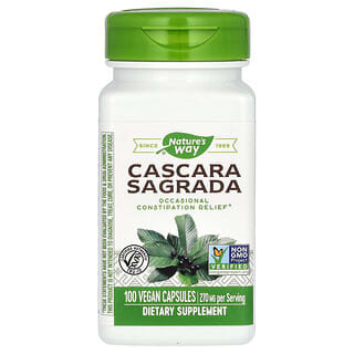 Nature's Way, Cascara sacrée, 270 mg, 100 capsules végétariennes