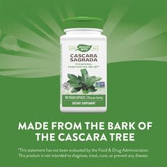 Nature's Way, Cascara Sagrada, 270 mg, 180 vegane Kapseln