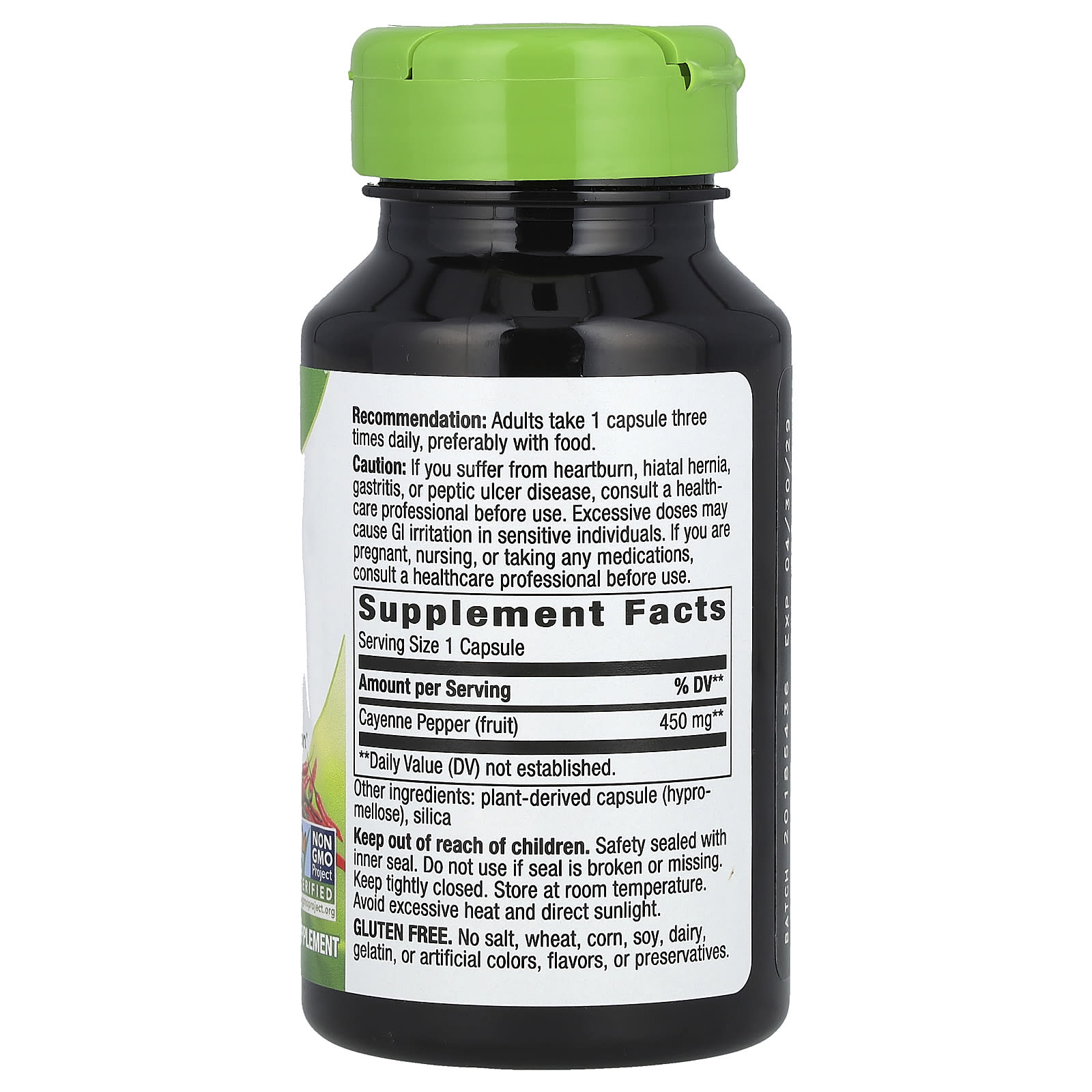 Nature's Way, Cayenne Fruit, 40,000 SHU, 100 Vegan Capsules