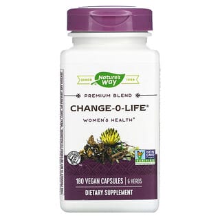 Nature's Way, Change-O-Life, Salud de la mujer, 180 cápsulas veganas