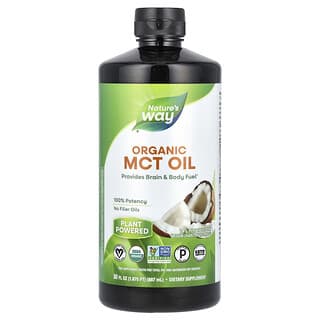 Nature's Way, Aceite de MCT orgánico, 887 ml (30 oz. líq.)