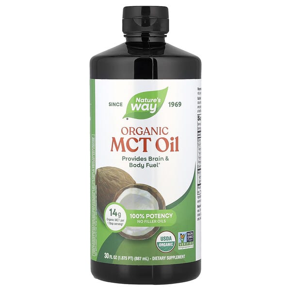 Nature's Way, Organic MCT Oil, 30 fl oz (887 ml) — product photo 1