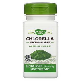 Nature's Way, Chlorella, Mikroalge, 410 mg, 100 vegane Kapseln
