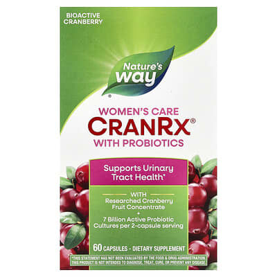 Nature's Way, CranRx®, Probiotic Feminine Care Formula, 60 Capsules