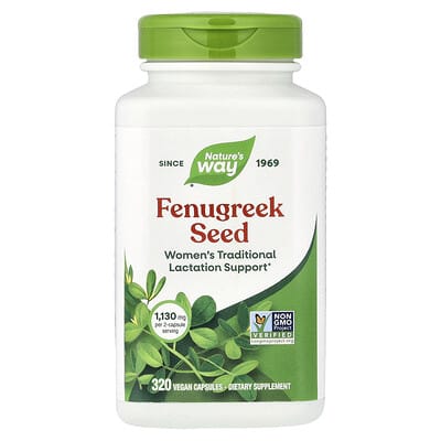 Nature's Way, Fenugreek Seed, 320 Vegan Capsules (565 mg per Capsule)