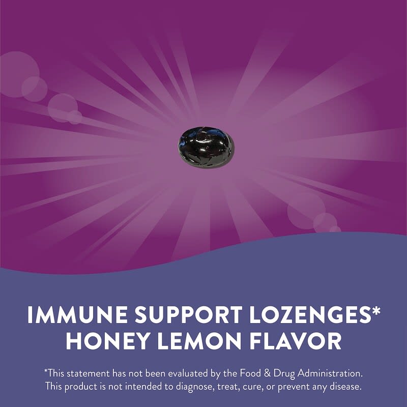 Nature's Way, Sambucus, Zinc Lozenges with Vitamin C, Honey Lemon, 24 Lozenges