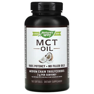 Nature's Way, MCT Oil, 180 Softgels