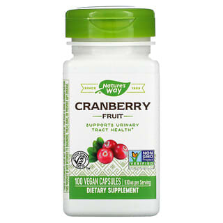 Nature's Way, Fruta Cranberry, 465 mg, 100 Cápsulas Veganas