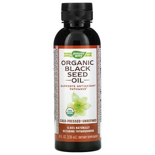 Nature's Way, Aceite de semilla negra orgánica, 236 ml (8 oz. Líq.)