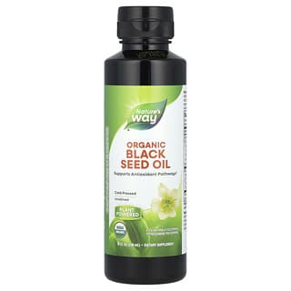 Nature's Way, Aceite de semilla negra orgánica, 236 ml (8 oz. Líq.)