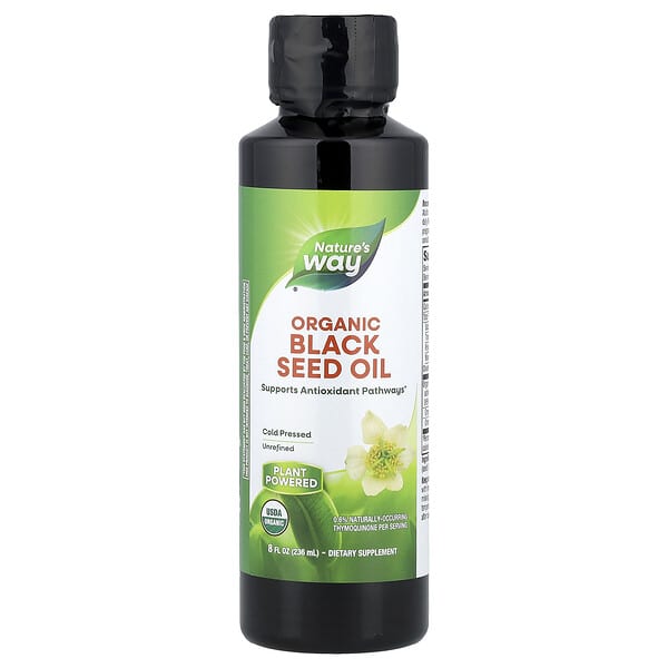 Nature's Way, Organic Black Seed Oil, 8 fl oz (236 ml) — product photo 1