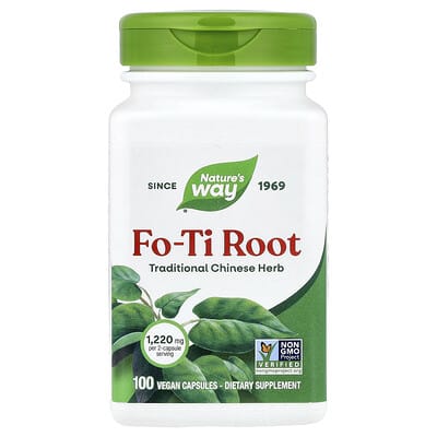 Nature's Way, Polygonum Multiflorum Root, 100 Vegan Capsules (610 mg per capsule)