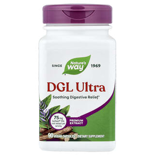 Nature's Way, DGL Ultra Premium Extract, 90 veganistische capsules