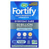 Fortify, Probiotiques + prébiotiques pour hommes, Soin quotidien, 30 milliards, 30 capsules végétariennes à libération retardée