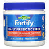 Fortify, Mezcla diaria para bebidas en polvo con fibra prebiótica, Limonada de frambuesa, 145 g (5,11 oz)