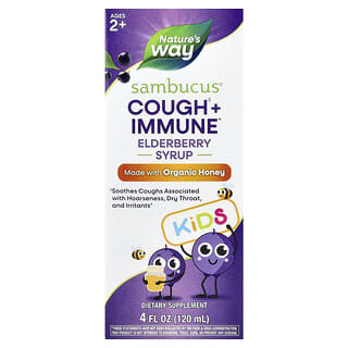 Nature's Way, Sambucus®, сироп от кашля для детей, HoneyBerry™, 120 мл (4 жидк. унции)