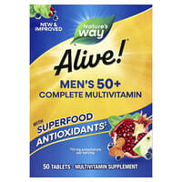 Multivitamínico Completo Alive!® para Homens com Mais de 50 Anos
