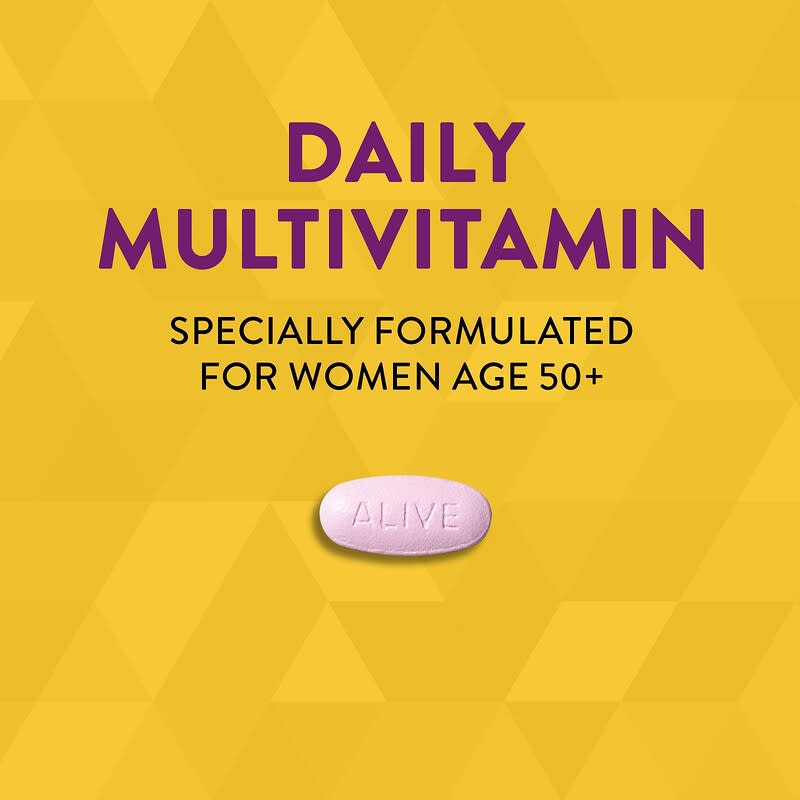 ناتشرز واي‏, Alive! فيتامينات متعددة كاملة للنساء بعمر 50 عامًا فأكثر، 50 قرصًا