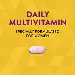 Nature's Way, Alive! Multivitamínico Completo para Mulheres, 50 Comprimidos