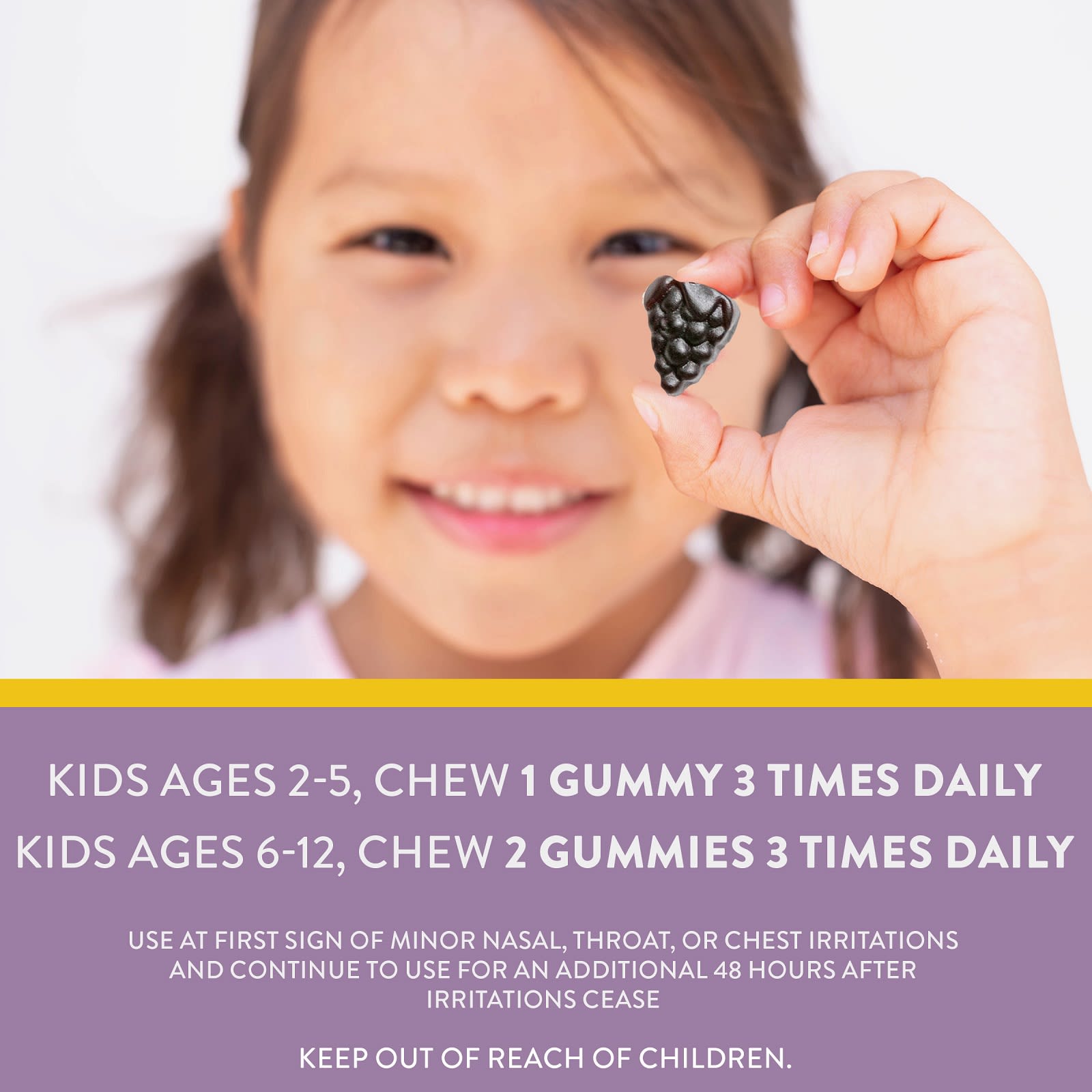 Nature's Way, Kids Cough Relief + Immune Gummy, Ages 2+, 36 Gummies