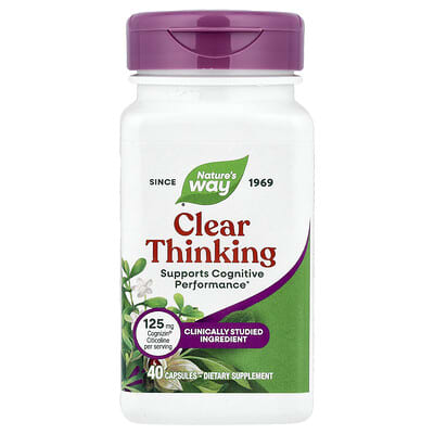 Nature's Way, Clear Thinking, 40 Capsules
