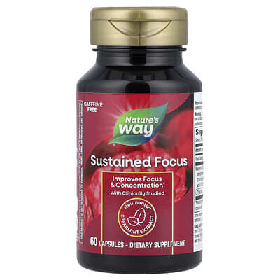 Nature's Way, Sustained Focus, 60 Capsules