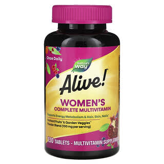 Nature's Way, Alive! Women's Complete Multivitamin, 130 Tablets