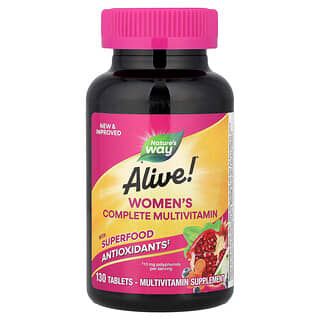Nature's Way, Multivitaminico completo per donna Alive!®, 130 compresse