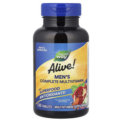 Nature's Way, Alive!® Men's Multivitamin, 130 Tablets