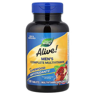 Nature's Way, Alive! ®, мультивитаминный комплекс для мужчин, 130 таблеток